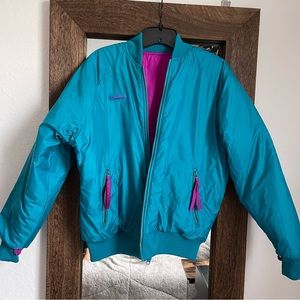 Reversible Columbia bomber Jacket